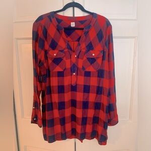 Gap plaid tunic